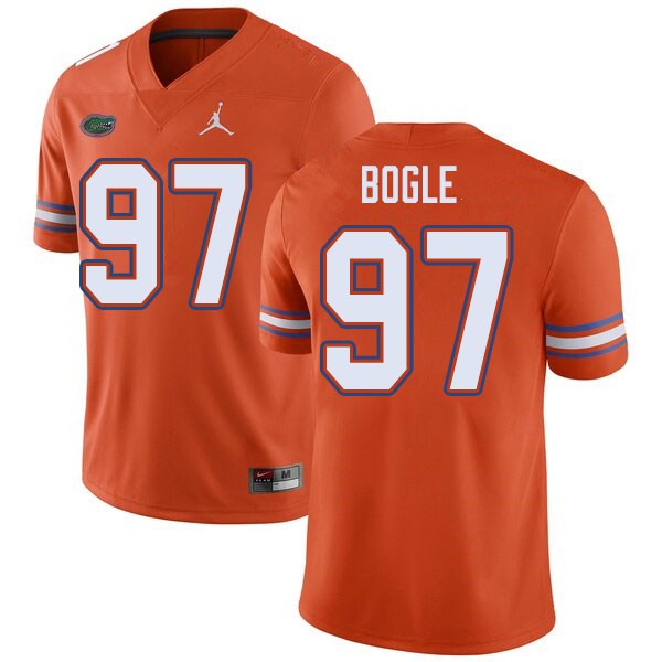 Jordan Brand Men #97 Khris Bogle Florida Gators College Football Jerseys Orange